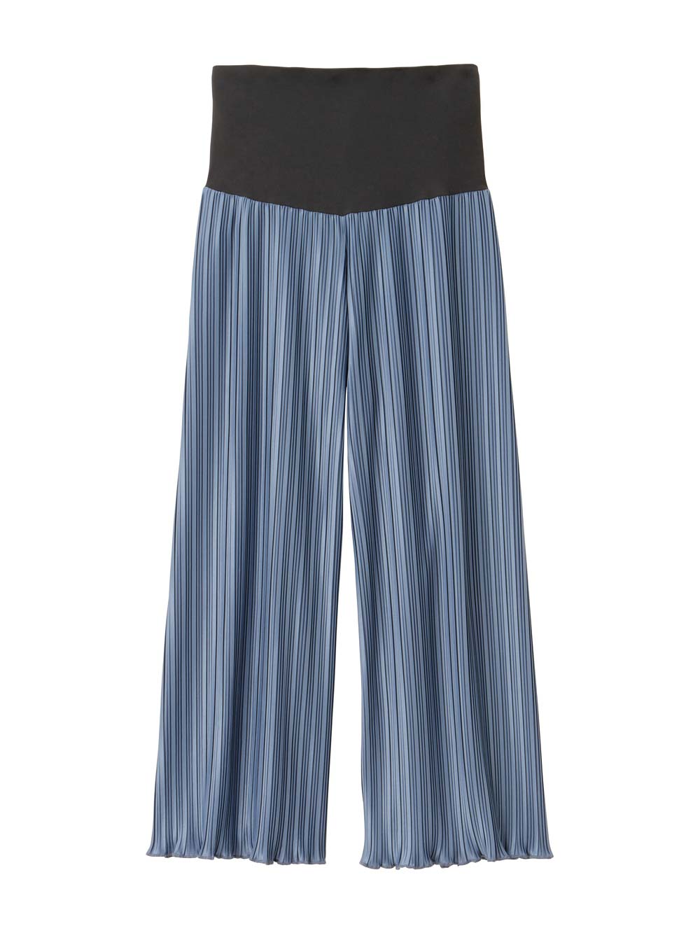 マタニティ パンツ|fairy（フェアリー）らくちんプリーツパンツ　マタニティ・産後【出産後も長く使える】|ブルー