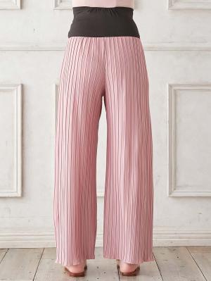 マタニティ パンツ|fairy（フェアリー）らくちんプリーツパンツ　マタニティ・産後【出産後も長く使える】