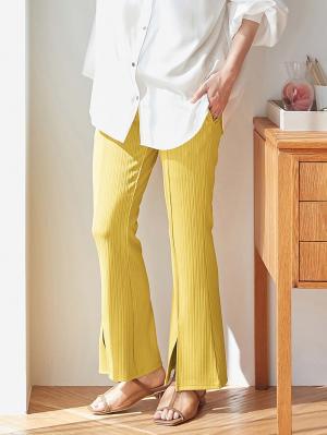 fairy（フェアリー）ランダムテレコセンタースラッシュらくちんパンツ【出産後も長く使える】10350