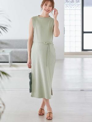 fairy（フェアリー）ランダムテレコローハイネックワンピース【出産後も長く使える】10351