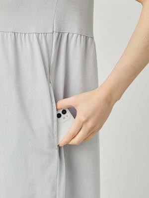 マタニティ パジャマ・ルームウェア|fairy（フェアリー）無地半袖ネグリジェ　マタニティ・産後授乳パジャマ【出産後も長く使える】