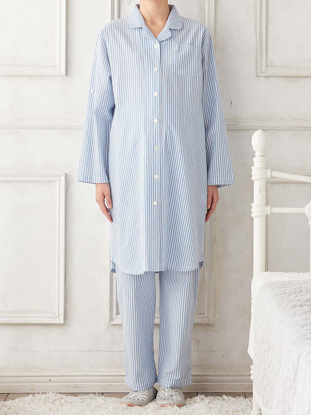 マタニティ パジャマ・ルームウェア|fairy（フェアリー）サラっと快適　綿100％パジャマ　マタニティ・産後授乳パジャマ【出産後も長く使える】