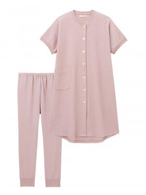 fairy（フェアリー）ワッフル半袖パジャマ　マタニティ・産後授乳パジャマ【出産後も長く使える】10356