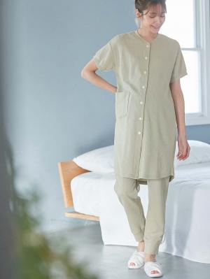 fairy（フェアリー）ワッフル半袖パジャマ　マタニティ・産後授乳パジャマ【出産後も長く使える】10356