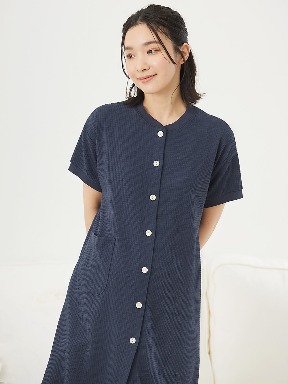fairy（フェアリー）ワッフル半袖パジャマ マタニティ・産後授乳