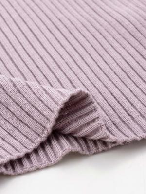 マタニティ トップス|前後2WAY綿混半袖ニット　マタニティ・産後授乳服【出産後も長く使える】