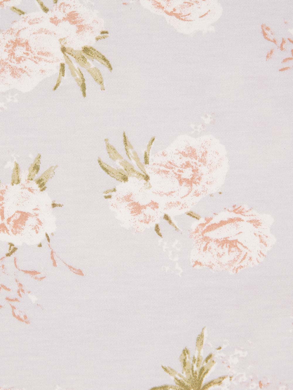 マタニティ パジャマ・ルームウェア|【親子コーデ可】スムースカシュクールパット付ノースリーブネグリジェ　マタニティ・産後授乳服【出産後も長く使える】|サックス×プリント