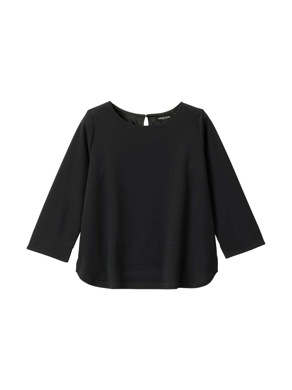 マタニティ トップス|強撚スムーストップス　マタニティ・産後授乳服【出産後も長く使える】|ブラック