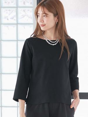 強撚スムーストップス　マタニティ・産後授乳服【出産後も長く使える】10363