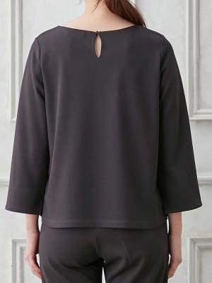 マタニティ トップス|強撚スムーストップス　マタニティ・産後授乳服【出産後も長く使える】