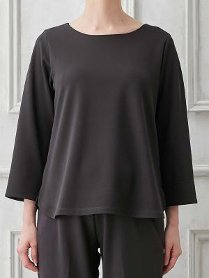 マタニティ トップス|強撚スムーストップス　マタニティ・産後授乳服【出産後も長く使える】