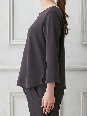 マタニティ トップス|強撚スムーストップス　マタニティ・産後授乳服【出産後も長く使える】