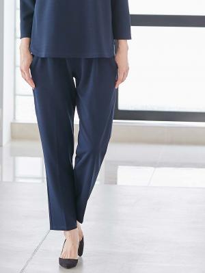 P・パンツ　強撚スムースセンタープレステーパード10364