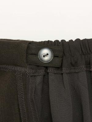 マタニティ パンツ|P・パンツ　強撚スムースセンタープレステーパード