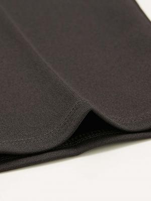 マタニティ パンツ|P・パンツ　強撚スムースセンタープレステーパード