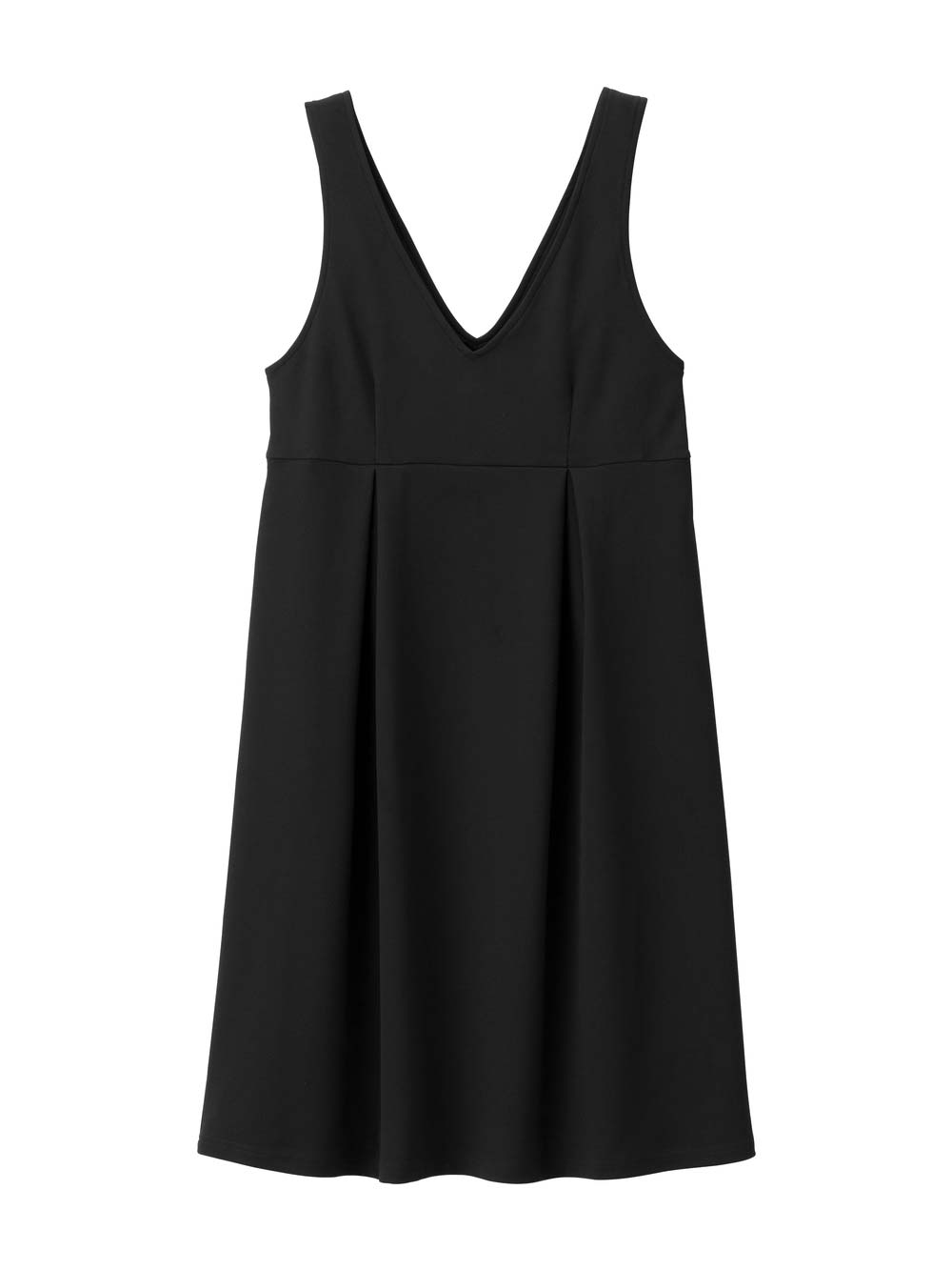 マタニティ ワンピース|強撚スムースジャンパースカート　マタニティ・授乳服【出産後も長く使える】|ブラック