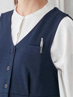 マタニティ ワンピース|【着丈が選べる】強撚スムースベストワンピース　マタニティ【出産後も長く使える】