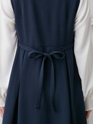 マタニティ ワンピース|【着丈が選べる】強撚スムースベストワンピース　マタニティ【出産後も長く使える】