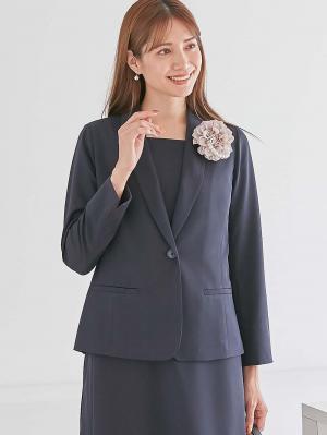 マタニティ トップス|自宅で洗えるテーラードジャケット　マタニティ・産後【出産後も長く使える】|ネイビー