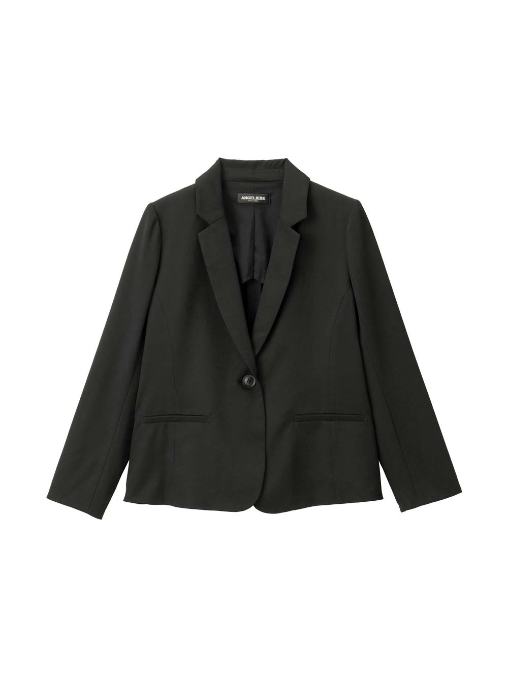 マタニティ トップス|自宅で洗えるテーラードジャケット　マタニティ・産後【出産後も長く使える】|ブラック