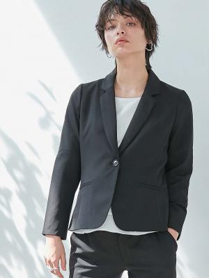 マタニティ トップス|自宅で洗えるテーラードジャケット　マタニティ・産後【出産後も長く使える】|ブラック