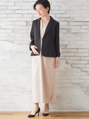 マタニティ トップス|自宅で洗えるテーラードジャケット　マタニティ・産後【出産後も長く使える】