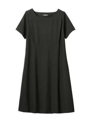 マタニティ ワンピース|自宅で洗える半袖ワンピース　マタニティ・授乳服【出産後も長く使える】|ブラック