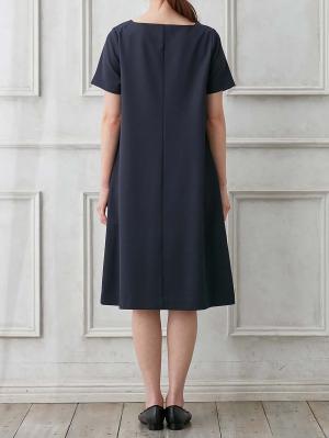 マタニティ ワンピース|自宅で洗える半袖ワンピース　マタニティ・授乳服【出産後も長く使える】