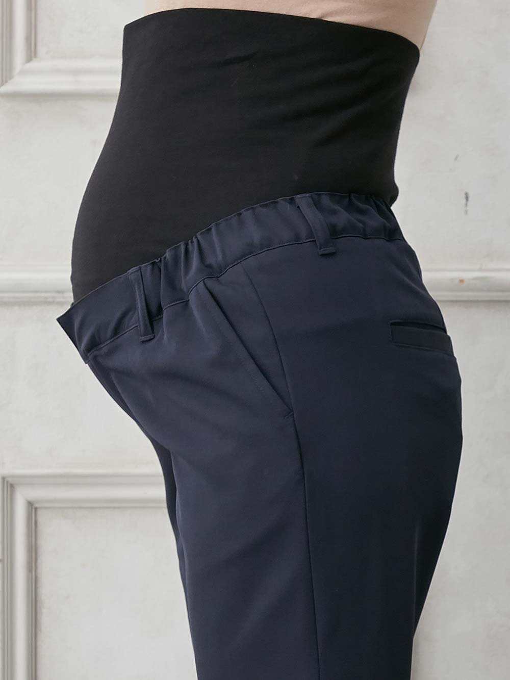 マタニティ パンツ|自宅で洗えるストレートパンツ　マタニティ・産後【出産後も長く使える】