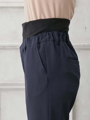 マタニティ パンツ|自宅で洗えるストレートパンツ　マタニティ・産後【出産後も長く使える】