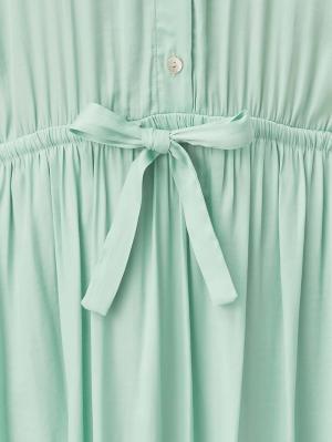 マタニティ ワンピース|ヴィンテージサテンワンピース マタニティ・産後授乳服【出産後も長く使える】