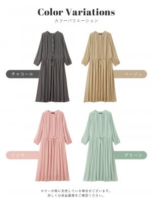 マタニティ ワンピース|ヴィンテージサテンワンピース マタニティ・産後授乳服【出産後も長く使える】