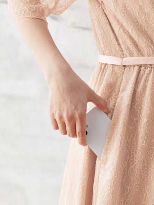 マタニティ ワンピース|ハイネックレースフォーマルワンピース