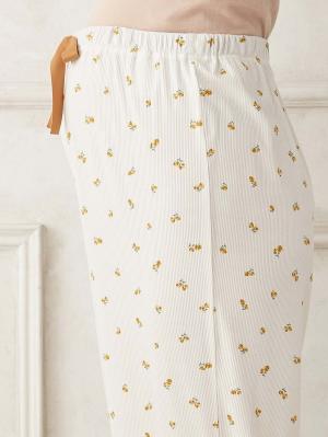 マタニティ パジャマ・ルームウェア|Rosemadame（ローズマダム）　小花柄半袖ルームウェアセット　マタニティ・産後授乳パジャマ【出産後も長く使える】