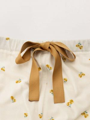 マタニティ パジャマ・ルームウェア|Rosemadame（ローズマダム）　小花柄半袖ルームウェアセット　マタニティ・産後授乳パジャマ【出産後も長く使える】