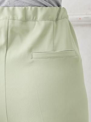 マタニティ パンツ|ストレッチツイルパンツ　マタニティ・産後【出産後も長く使える】