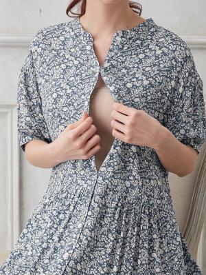 マタニティ パジャマ・ルームウェア|花柄ルームウェア　マタニティ・産後【出産後も長く使える】