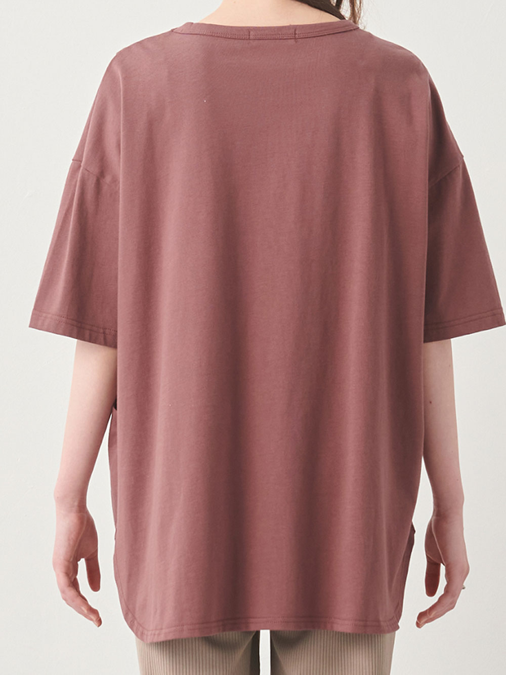 マタニティ トップス|コットン100%ポケット付きチュニックトップス マタニティ・授乳服【出産後も長く使える】