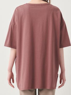 マタニティ トップス|コットン100%ポケット付きチュニックトップス マタニティ・授乳服【出産後も長く使える】