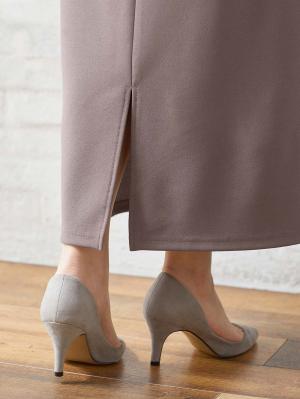 マタニティ スカート|ナロースカート　ジョーゼット風カットソー　Rosemadame（ローズマダム）　マタニティ・産後