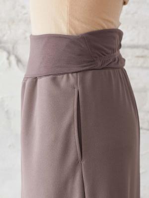 マタニティ スカート|ナロースカート　ジョーゼット風カットソー　Rosemadame（ローズマダム）　マタニティ・産後