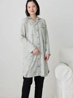 リブスムース星座プリントパジャマ　マタニティ・産後授乳パジャマ【出産後も長く使える】Rosemadame（ローズマダム）10401