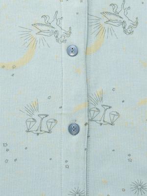 マタニティ パジャマ・ルームウェア|リブスムース星座プリントパジャマ　マタニティ・産後授乳パジャマ【出産後も長く使える】Rosemadame（ローズマダム）