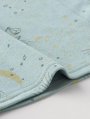 マタニティ パジャマ・ルームウェア|リブスムース星座プリントパジャマ　マタニティ・産後授乳パジャマ【出産後も長く使える】Rosemadame（ローズマダム）