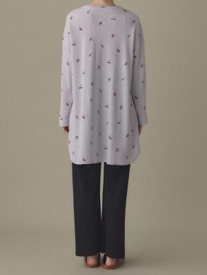 マタニティ パジャマ・ルームウェア|ワッフルフルーツプリントパジャマ マタニティ・産後授乳パジャマ【出産後も長く使える】Rosemadame(ローズマダム)