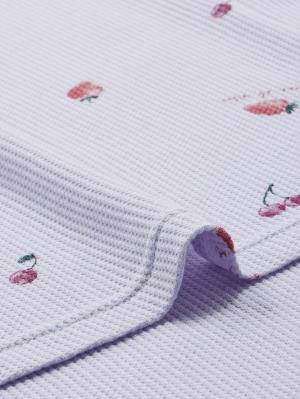 マタニティ パジャマ・ルームウェア|ワッフルフルーツプリントパジャマ マタニティ・産後授乳パジャマ【出産後も長く使える】Rosemadame(ローズマダム)