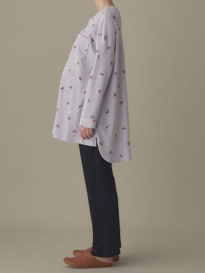 マタニティ パジャマ・ルームウェア|ワッフルフルーツプリントパジャマ マタニティ・産後授乳パジャマ【出産後も長く使える】Rosemadame(ローズマダム)