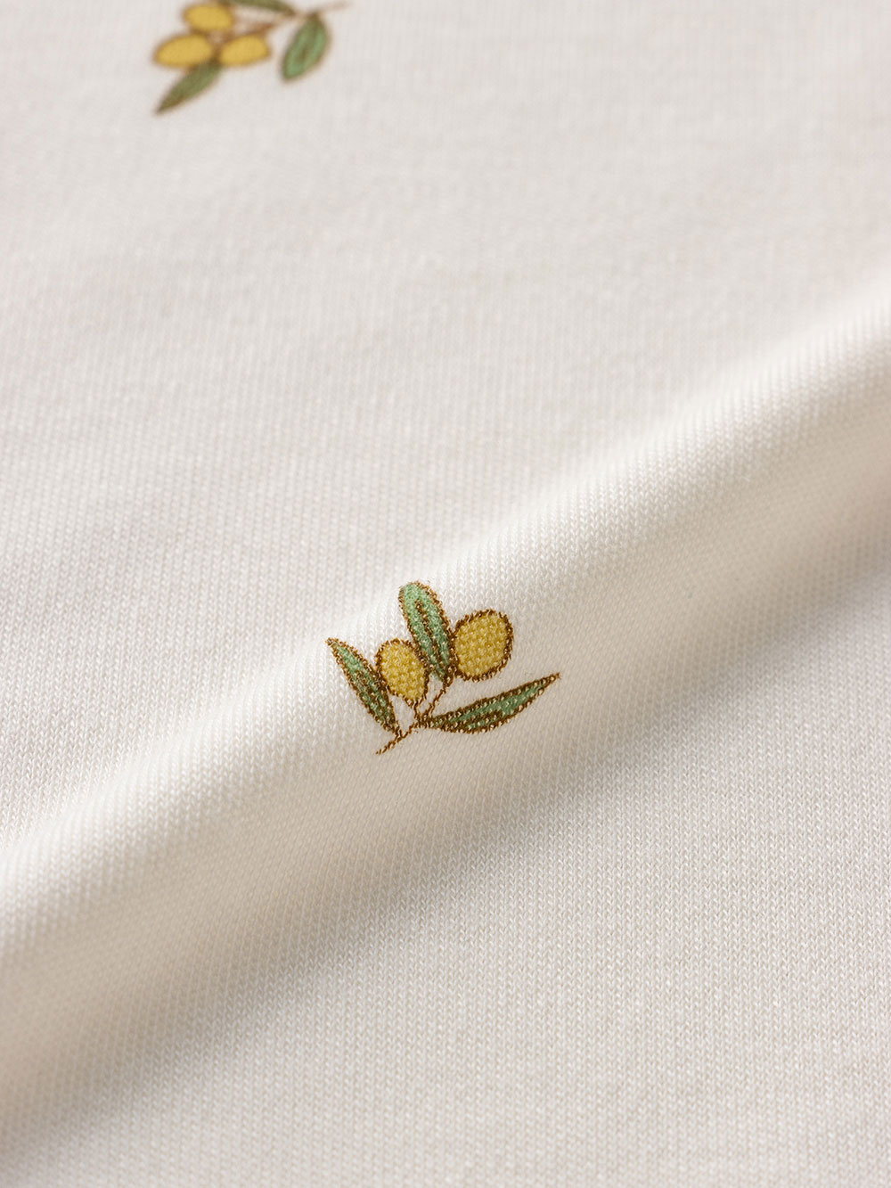 マタニティ パジャマ・ルームウェア|スムースカシュクールパッド付ネグリジェ 【出産後も長く使える】|オリーブ柄