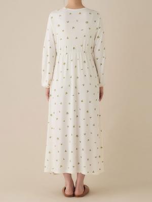 マタニティ パジャマ・ルームウェア|スムースカシュクールパッド付ネグリジェ 【出産後も長く使える】