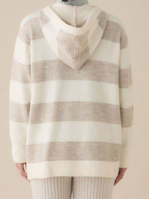 マタニティ トップス|ニットパーカー ルームウェア マタニティ・授乳服 【出産後も長く使える】